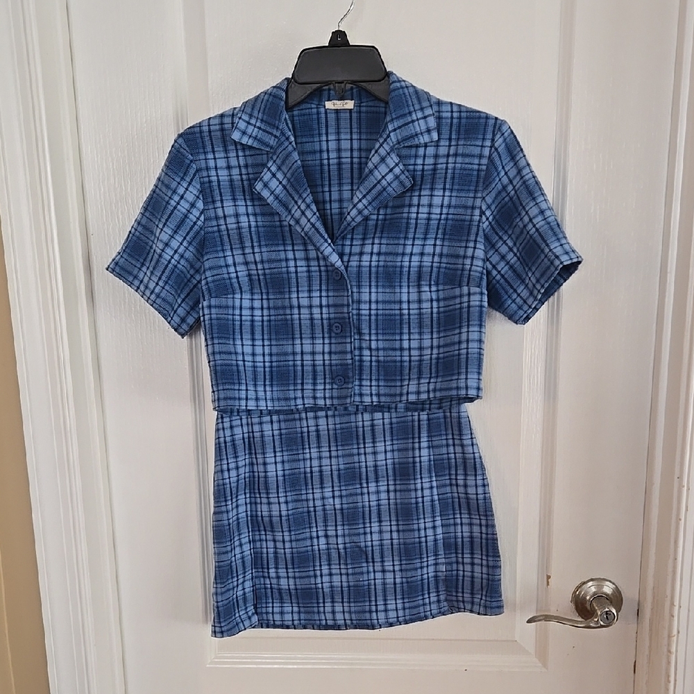 John Galt/Brandy Melville Top & Skirt Set. One Size (XS)